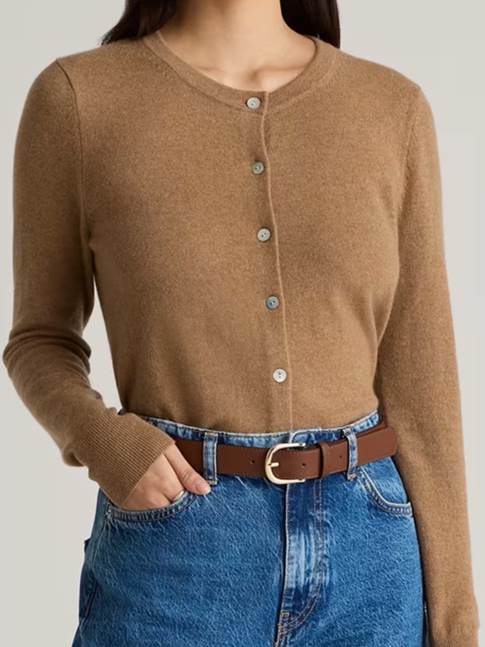 Camel Brown Cardigan